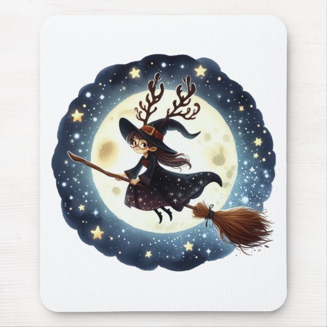 Mouse Pad Viagem da Bruxa Natalina (Frente)