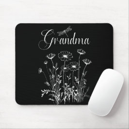 Mouse Pad - Vovó de Dragão de Flor Selvagem