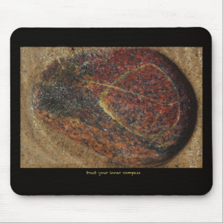mouse pad w. texto inspirador e foto
