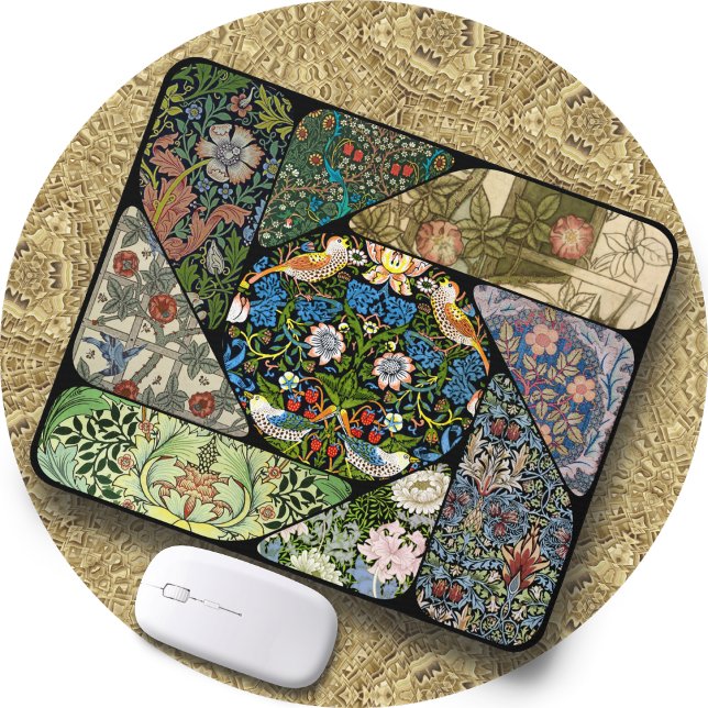 MOUSE PAD - William Morris Image Collage - Arredon (Criador carregado)