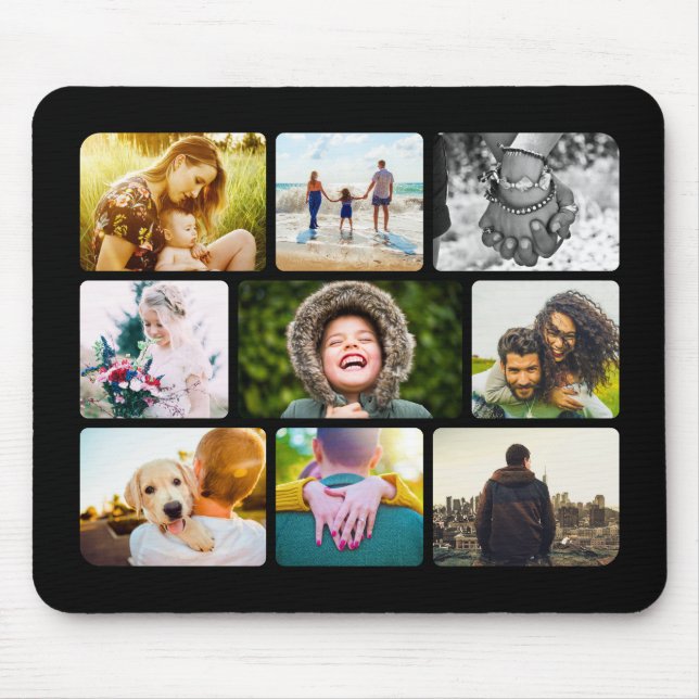 Mouse Pad Your 9 Photo Collage Frame (Frente)