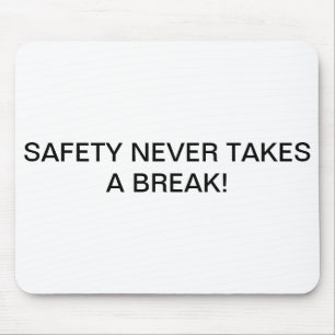 MOUSE PADS COM SAFETY-SLOGAN. MARCADO