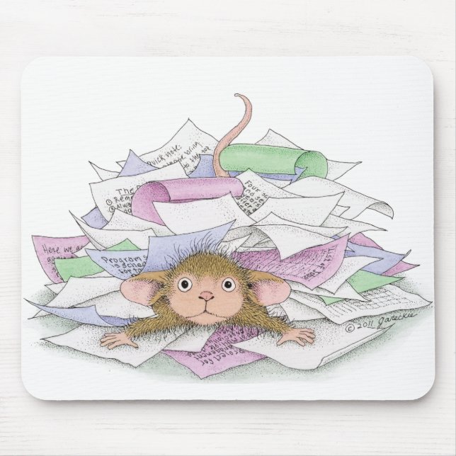 Mouse pads de Designs® do Casa-Rato (Frente)