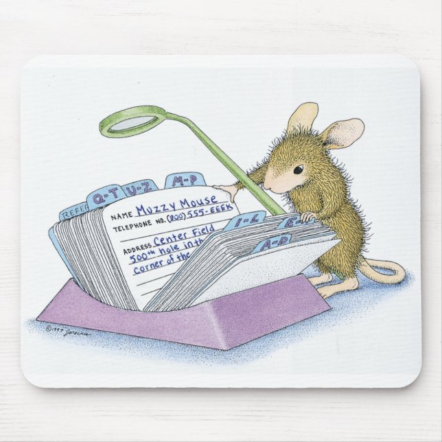 Mouse pads de Designs® do Casa-Rato (Frente)