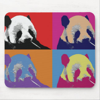 Mouse pads do pop art da panda