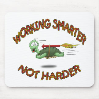 Mouse pads engraçada: Nao mais duro mais esperto
