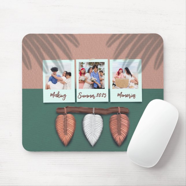 Mouse Personalizado Boho Mousepad (Com mouse)