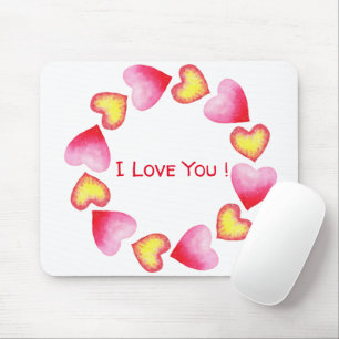 Mousepad С Romântico Eu Te Amo Dia de os namorados