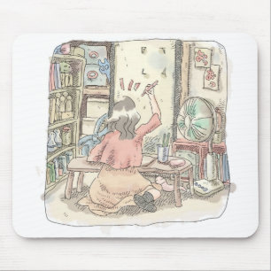 Mousepad さ な し じ 押 入 さ れ と 扇 風 機 の em あ em る em 部 em 屋 em で