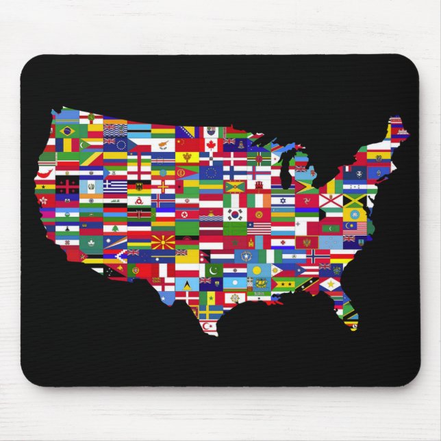 MOUSEPAD ア メ リ カ 衆 合 の 国 地 図 (Frente)