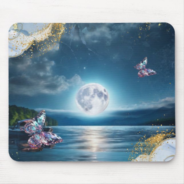 MOUSEPAD マウスパッド（月夜の湖マウスパッド） (Frente)