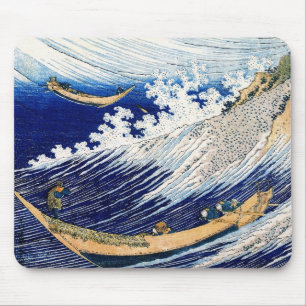 Mousepad 北 斎 Hokusai Ocean Ondas Japonês De Belas Arte
