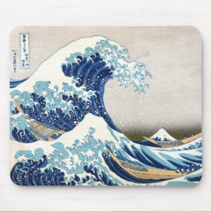 Mousepad 北 斎 Onda do Excelente Fora de Kanagawa Hokusai