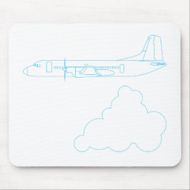 MOUSEPAD 日本の飛行機「YS-11」