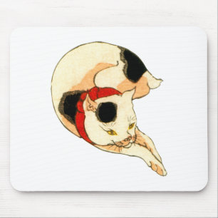 Mousepad 日本猫, gato japonês do 国芳, Kuniyoshi, Uki
