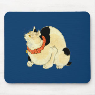 Mousepad 日本猫, gato japonês do 国芳, Kuniyoshi, Uki