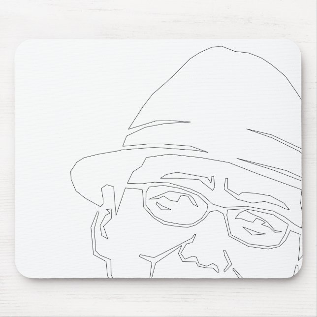 MOUSEPAD 顔 黒 ラ イ ン (Frente)