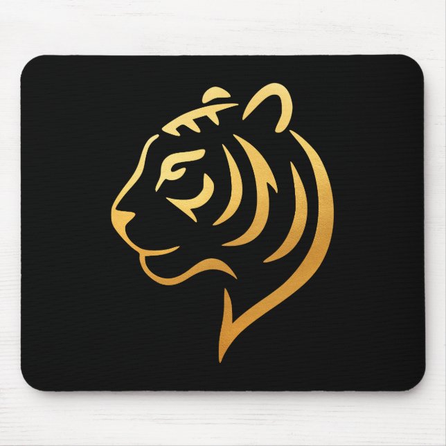 Mousepad 黄金の虎 Gold Tiger – Japanese Minimalist (Frente)