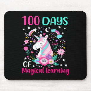 Mousepad 00 dias de aprendizado mágico que passa o unicórni