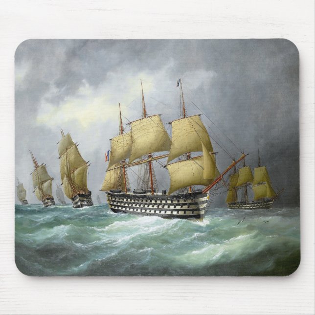 Mousepad 1º couraçados a vapor 1884 (Frente)