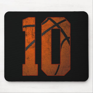 Mousepad 10ª Festa de aniversário, 10 anos, Bda de Basquete