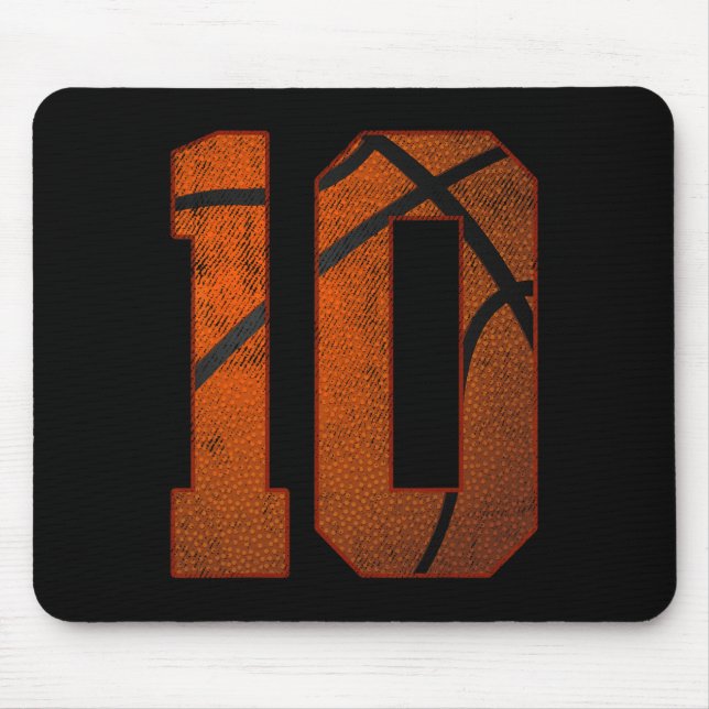 Mousepad 10ª Festa de aniversário, 10 anos, Bda de Basquete (Frente)