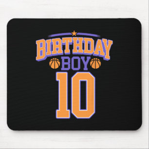 Mousepad 10º Aniversário De Basquete Com Mais De 10 Anos Bd