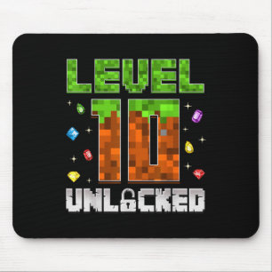 Mousepad 10º Aniversário Nível 10 Crianças Desbloqueadas 10