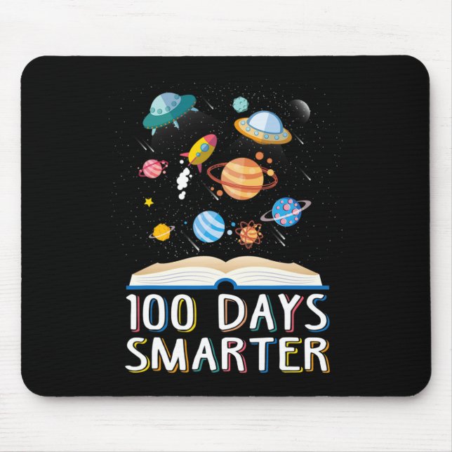 Mousepad 100º Dia Da Escola 100 Dias Mais Inteligentes Espa (Frente)