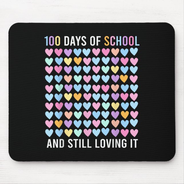 Mousepad 100º Dia Da Escola E Ainda A Ama Corta 100 (Frente)