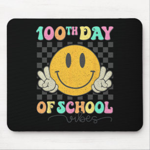 Mousepad 100º Dia da Escola Víbias Sorriso Bonito 100 Dias