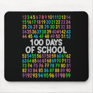 Mousepad 100º Dia De Aula Professor Crianças 100 Dias Matem