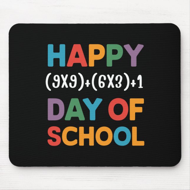 Mousepad 100º Dia De Professores Engraçados Em Matemática M (Frente)