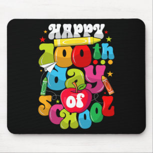 Mousepad 100º Dia de Professores Estudantes Feliz 100 Dia