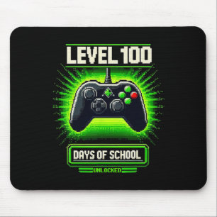 Mousepad 100º Dia de Videos games Escolares Jovens Jogador