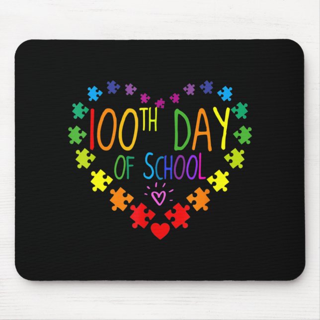 Mousepad 100º Dia do Professor de Autismo Escolar (Frente)