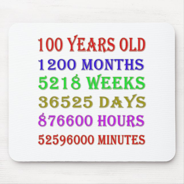 Mousepad 100.º Aniversário — Marcos (Frente)
