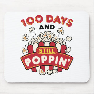 Mousepad 100.º Dia da Escola 100 Dias e ainda Poppin