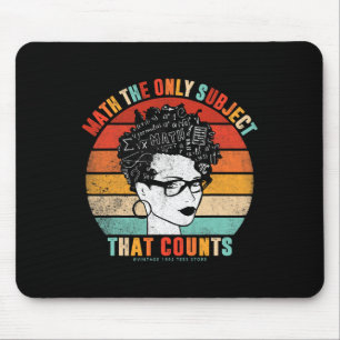 Mousepad 100.º Dia de Professores De Matemática Escolar For