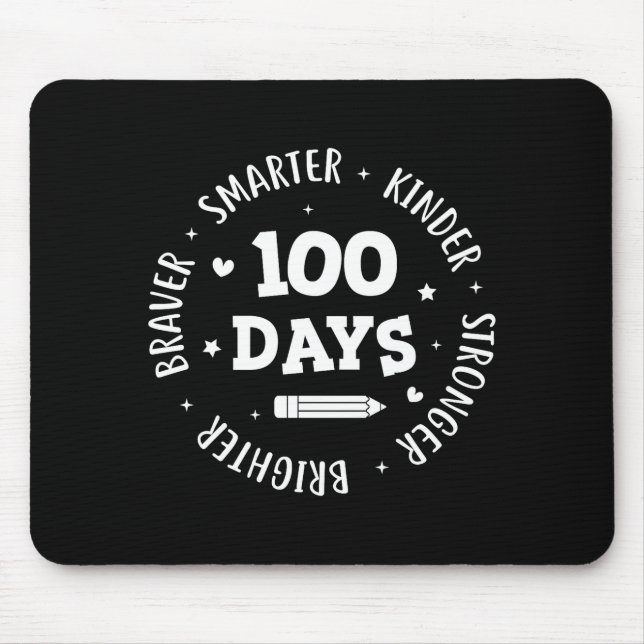 Mousepad 100 Days Of School Teacher 100th Day Of School Sma (Frente)