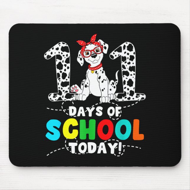 Mousepad 100 Days Of School Today Cute Dog Teacher Student  (Frente)