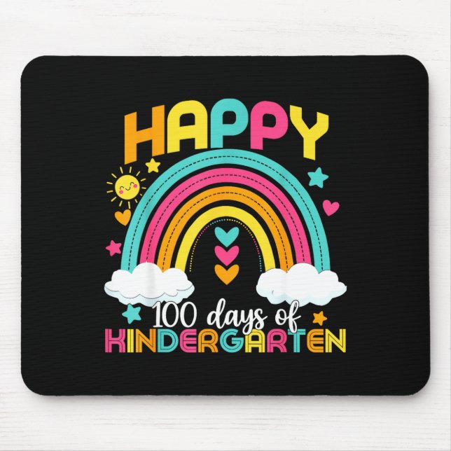 Mousepad 100 Days Smarter 100th Day Of Kindergarten Teacher (Frente)