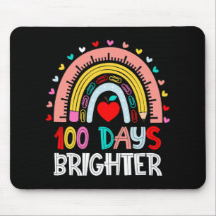 Mousepad 100 dias Brighter Rainbow 100º Dia do Teac Escolar
