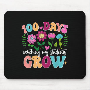 Mousepad 100 dias cultivando flores de boho 100 dias profes