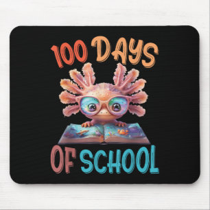 Mousepad 100 Dias De Alicerce Axolotl Sea 100º Dia De