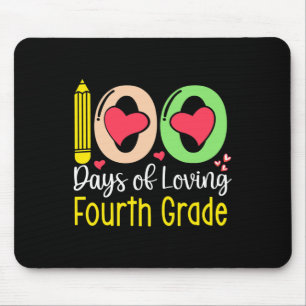 Mousepad 100 Dias De Ama 4.º Grau 100 Dia Da Escola T