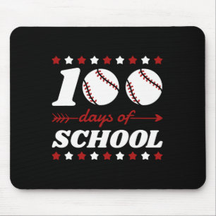 Mousepad 100 Dias De Amantes De Baseball Escolar