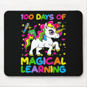 Mousepad 100 dias de aprendizagem mágica 100º dia da escola