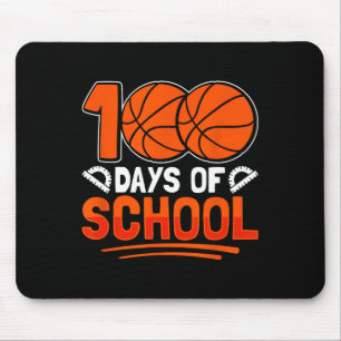 Mousepad 100 Dias De Basquete Escolar Para Estudantes Trein