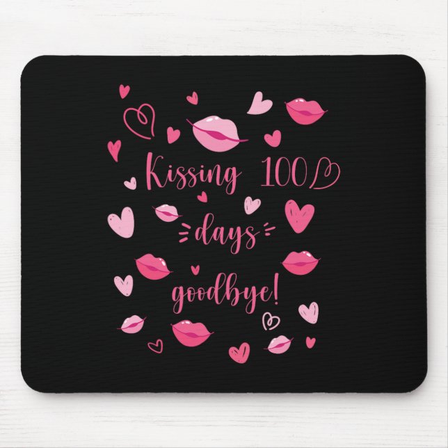 Mousepad 100 Dias De Bom 100 Dias De Professora E Estudante (Frente)